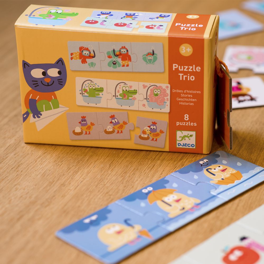 Тріо-пазл DJECO "Історії"  фото 2