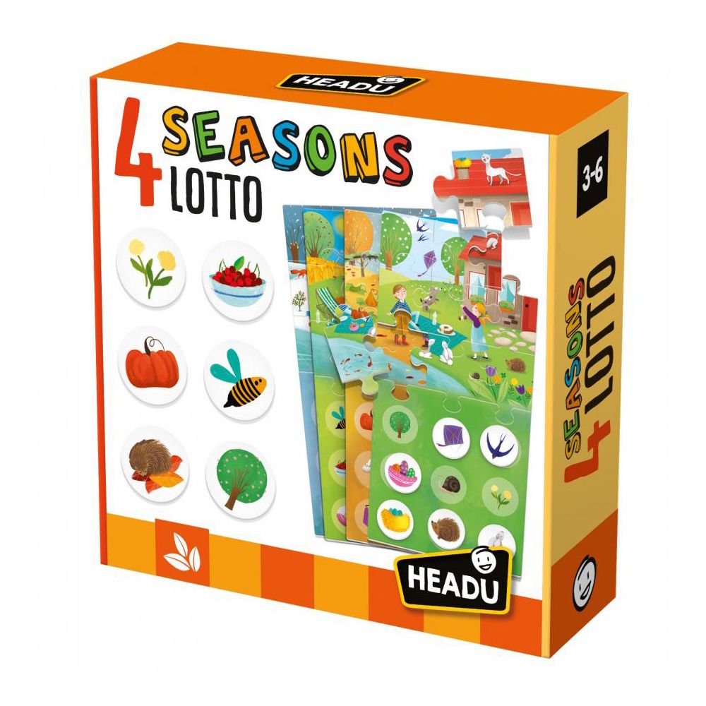 Розвиваючий пазл HEADU Лото 4 сезони  фото 2