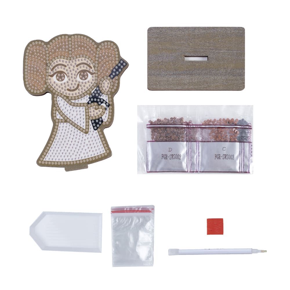 Набір для творчості Crystal Art "Принцеса Лея"  фото 2