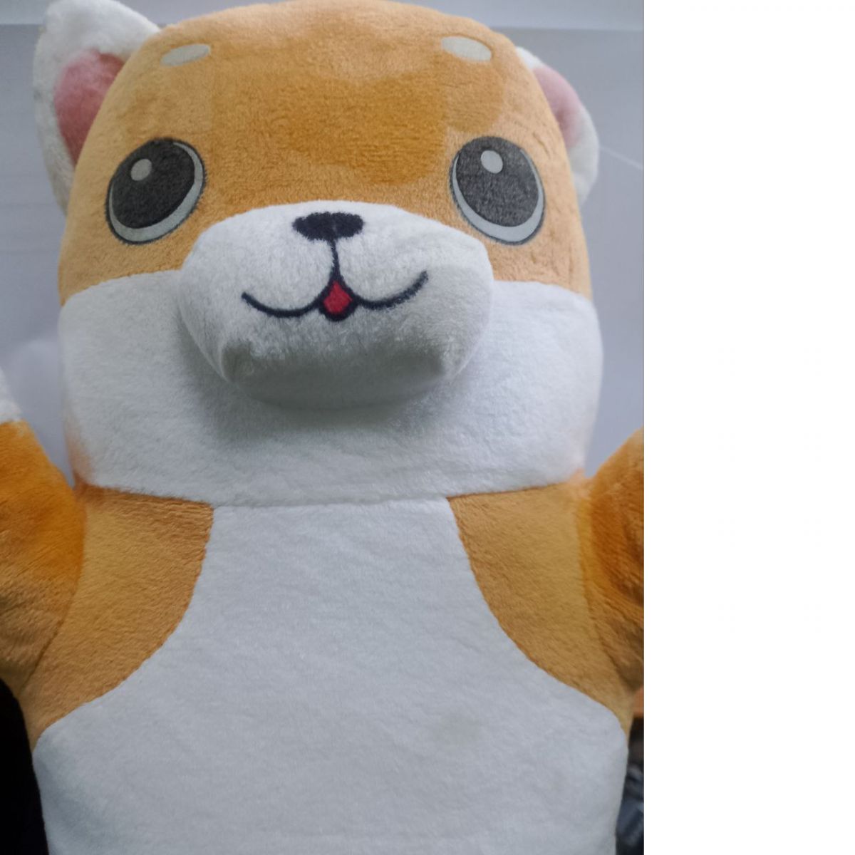 Уценка.  Игрушка-обнимашка "Рыжий котик", 50 см   Грязь на игрушке  фото 2