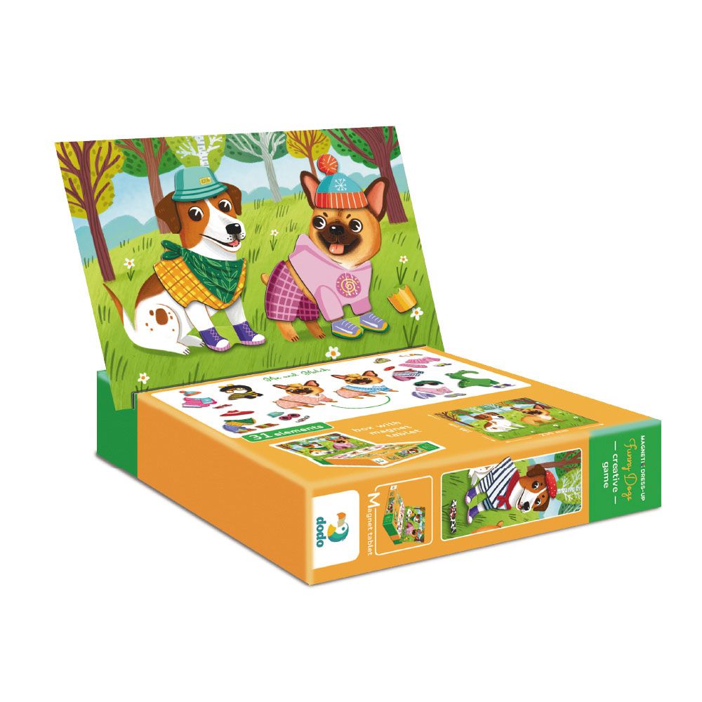 Магнитная игра «Одевалка: Забавные псы»  фото 2