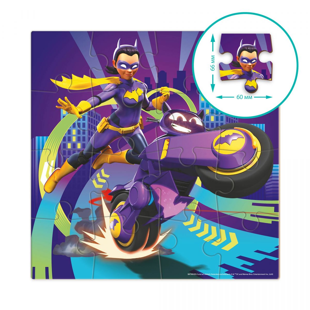 Пазл на 16 элементов «Мотоцикл Биби»  фото 2