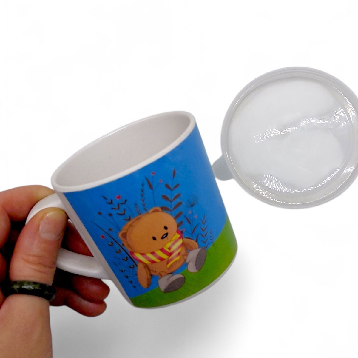 Чашка з бамбукового волокна, 240мл (мікс)  фото 2