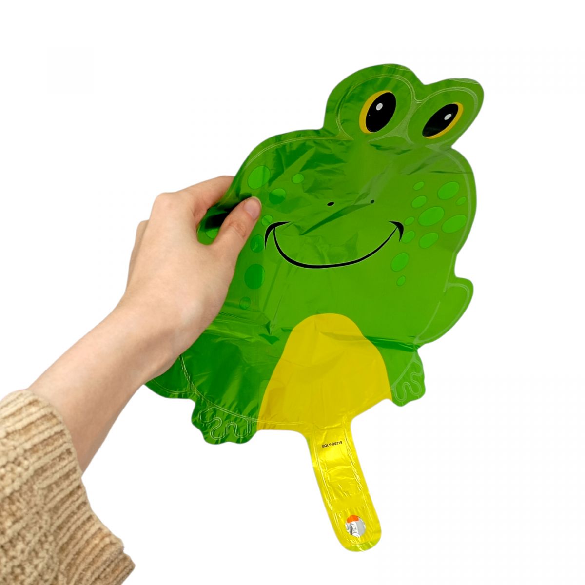 Фольгований шар фігурний "Жаба"  фото 2