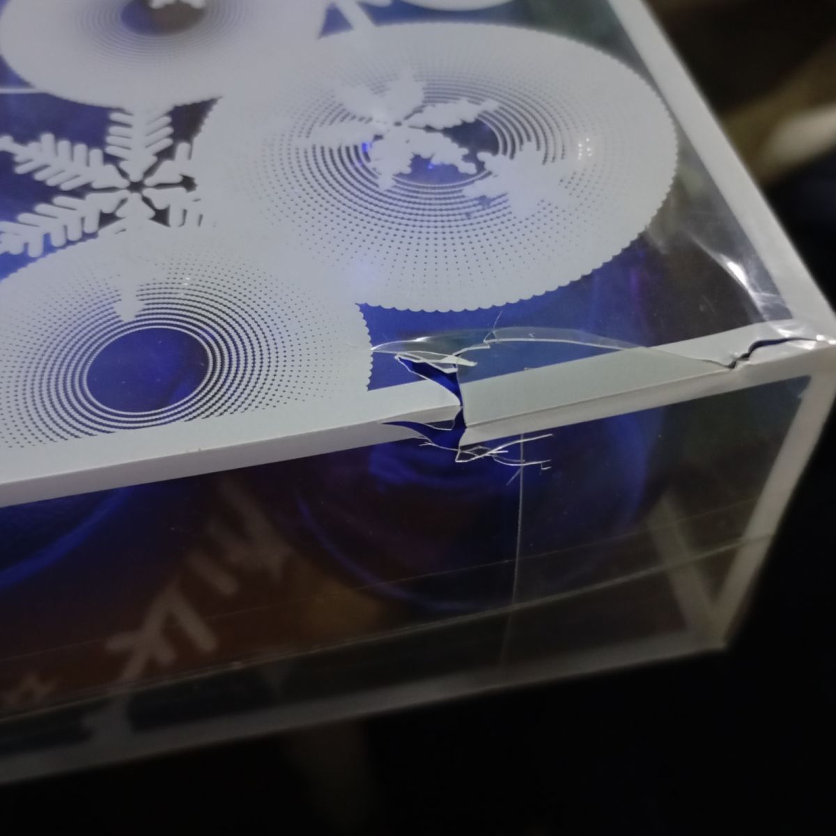 Уценка.  Новогодние украшения, шарики, 18 штук, (СИНИЕ) - Повреждена упаковка  фото 2