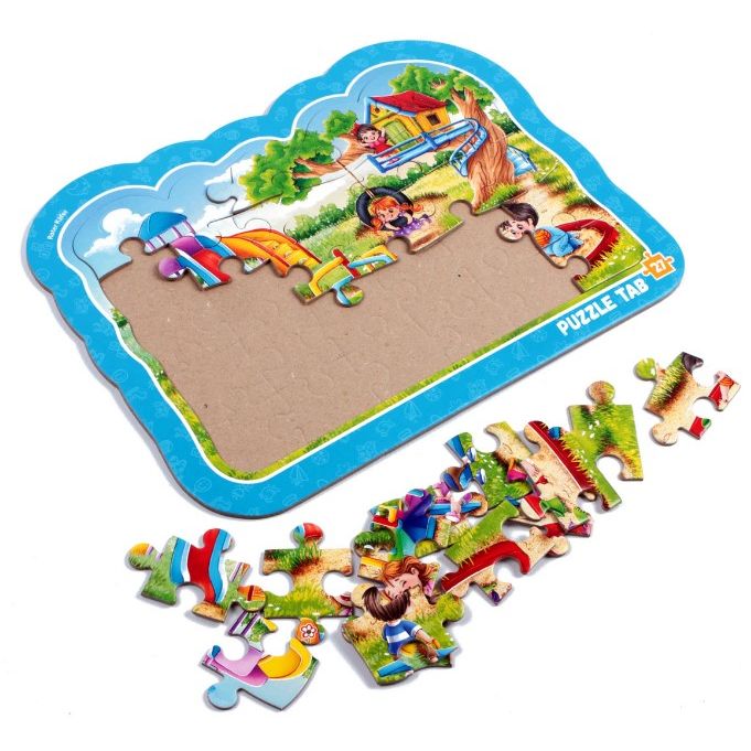 Гра розвиваюча (пазли-вкладиші) "Дитячий майданчик"  фото 2