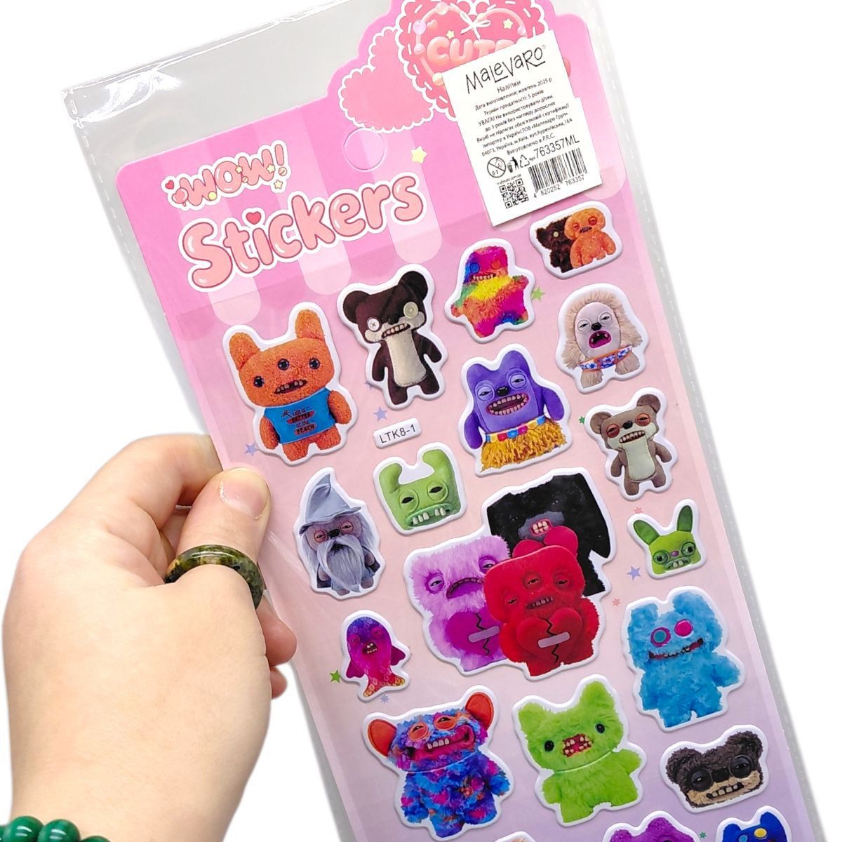 Наліпки декоративні "Фуглери" мікс  фото 2