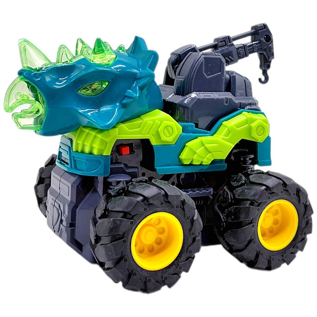 Машинка-монстр "Динозавр" інерційна, зі світлом (мікс видів)  фото 2