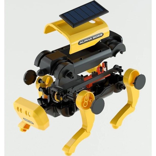 Конструктор "Собака-робот" на сонячній батареї (коробка - 25х4,1х20,2 см)  фото 2
