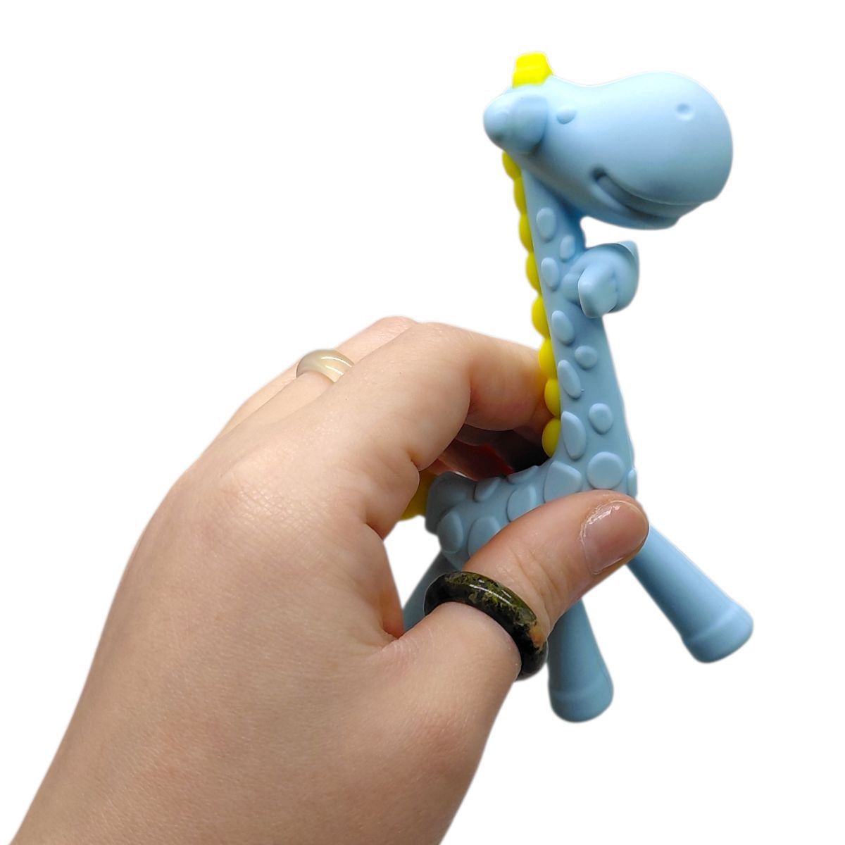 Силіконовий прорізувач Жираф без футляру (ЖОВТИЙ)  фото 2