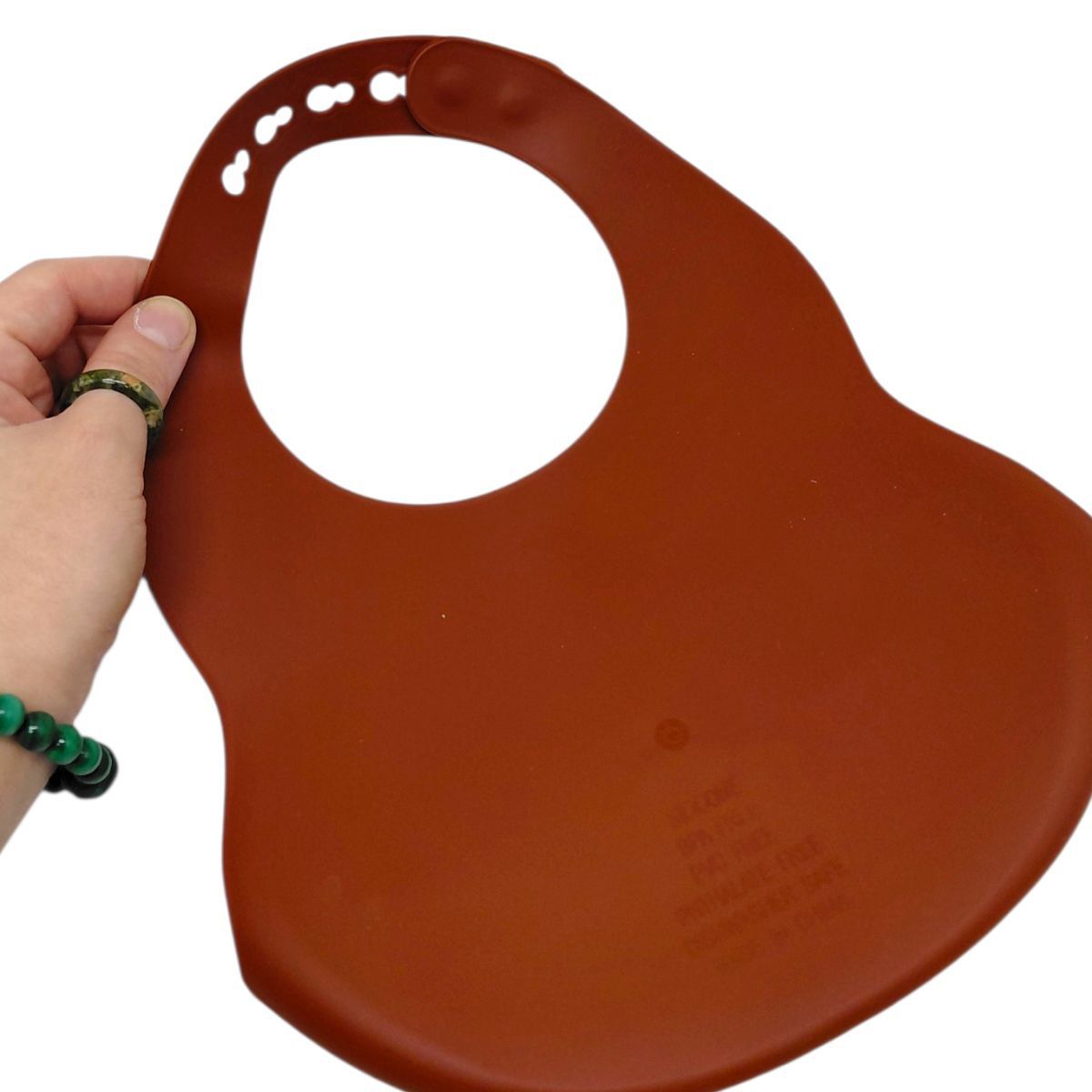 Слинявчик силіконовий (СІРИЙ)  фото 2