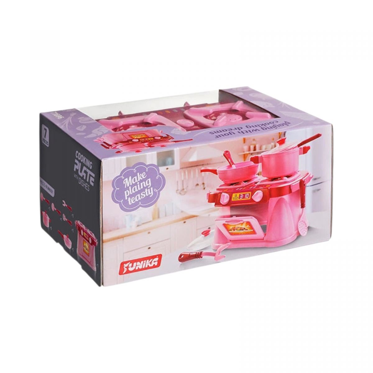 Набір "Cooking Plate with Dishes" рожева  фото 2