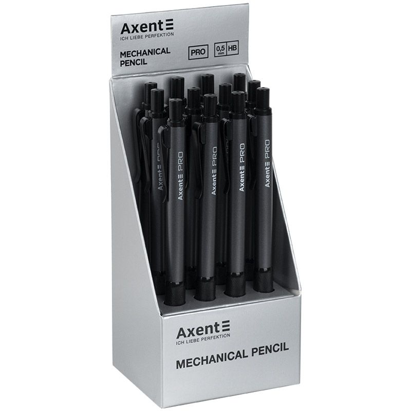 Олівець механічний Pro, 0. 5 мм, чорний  фото 2