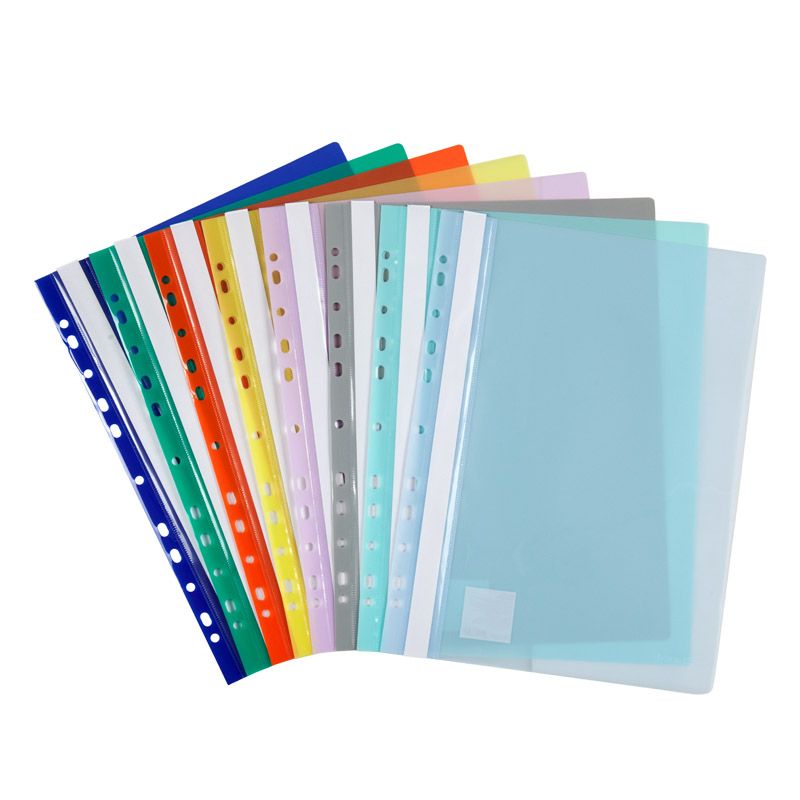 Швидкозшивач з перфорацією А4, жовтий  фото 2