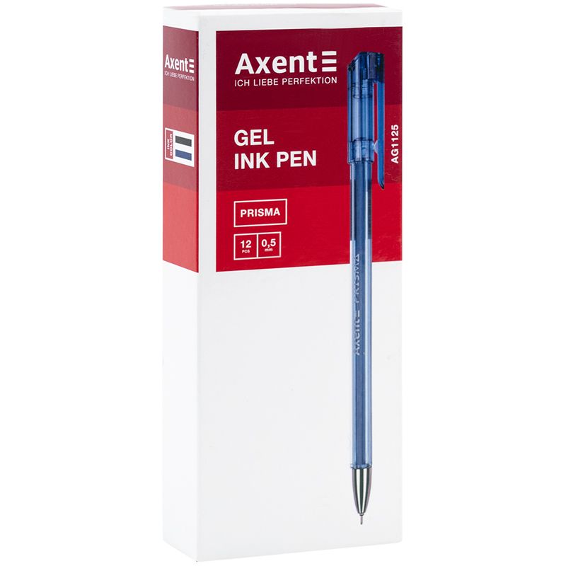 Ручка гелева Prisma, синя  фото 2