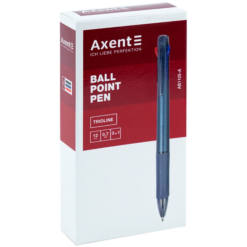 Ручка кулькова автоматична TrioLine, 3-в-1  фото 2