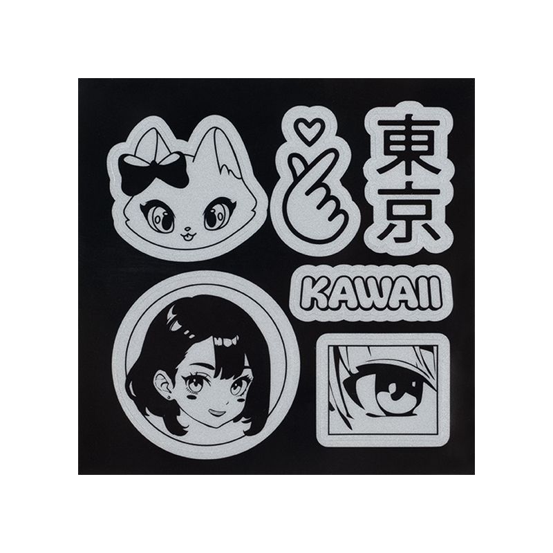 Набір стікерів світловідбиваючих для твердих поверхонь, Kite  фото 2