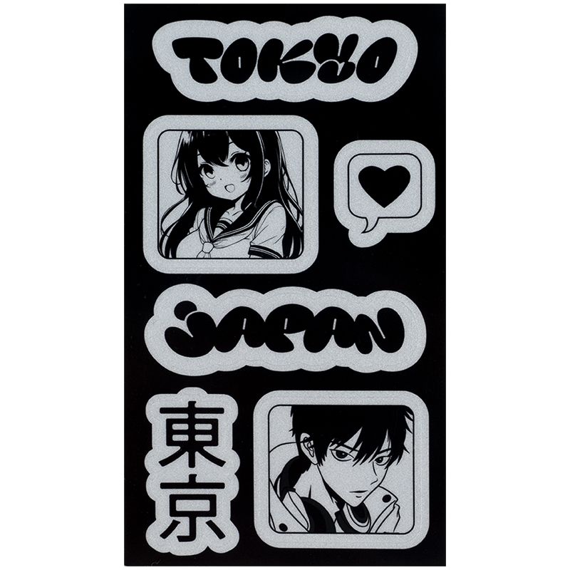 Набір стікерів світловідбиваючих для текстилю, Kite  фото 2