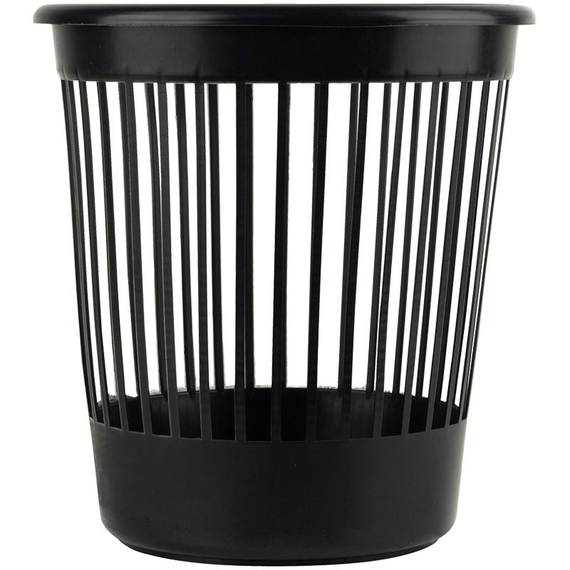 Корзина для паперу, 10л, чорна  фото 2