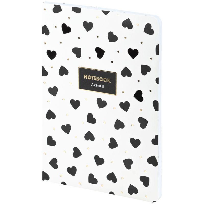 Книга записна  A5, 80 арк.  кл. , Black&White  фото 2