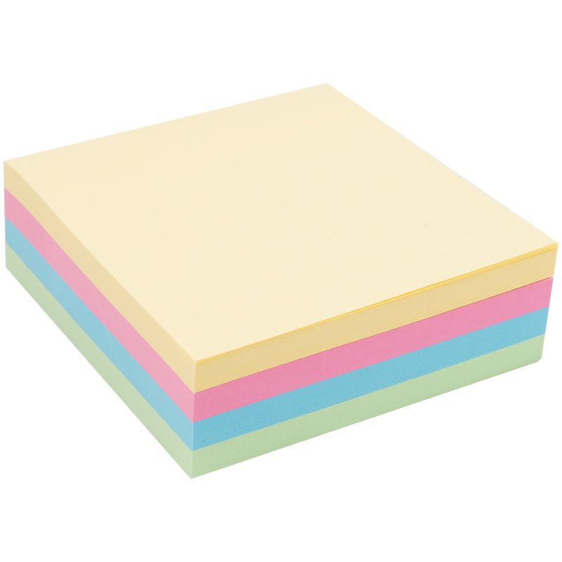 Блок паперу з клейким шаром75x75мм,250арк, паст. куб  фото 2