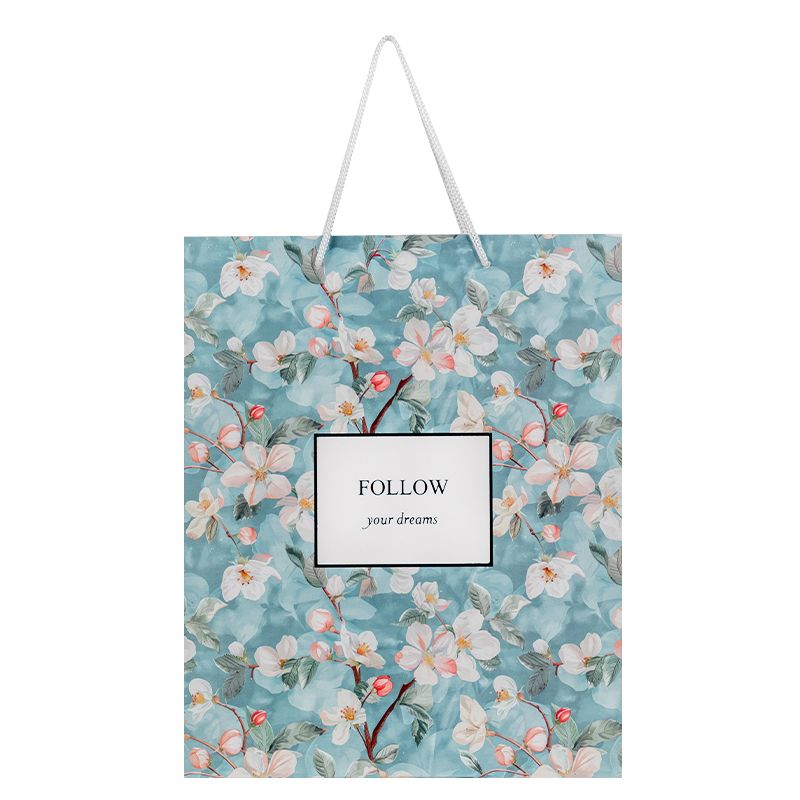 Пакет паперовий подарунковий, 26х32см, Gentle Blossom  фото 2