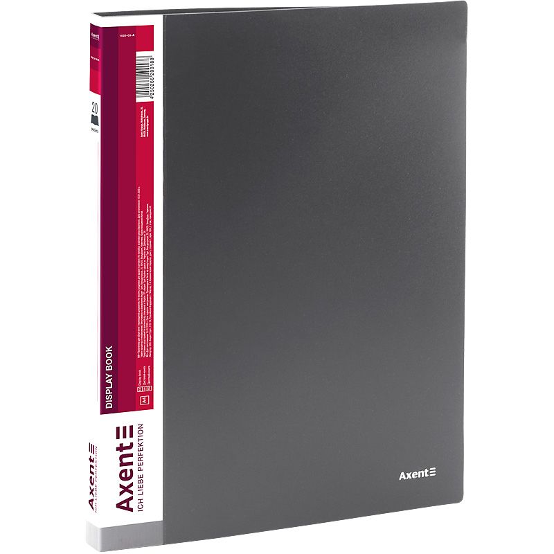 Дисплей-книга 20 файлів, сіра  фото 2