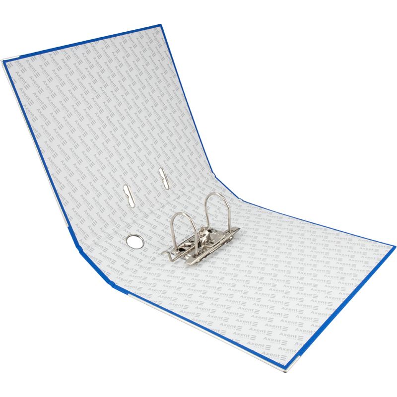 Папка-реєстратор одностор.  PP 7,5 cм, зібран, блак  фото 2