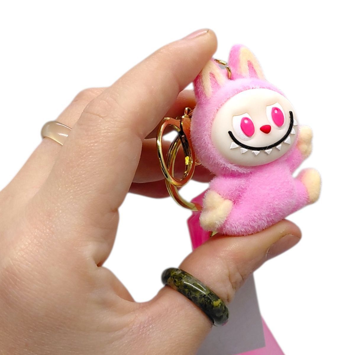 Брелок (велюр) "Лабубу" (мікс видів)  фото 2