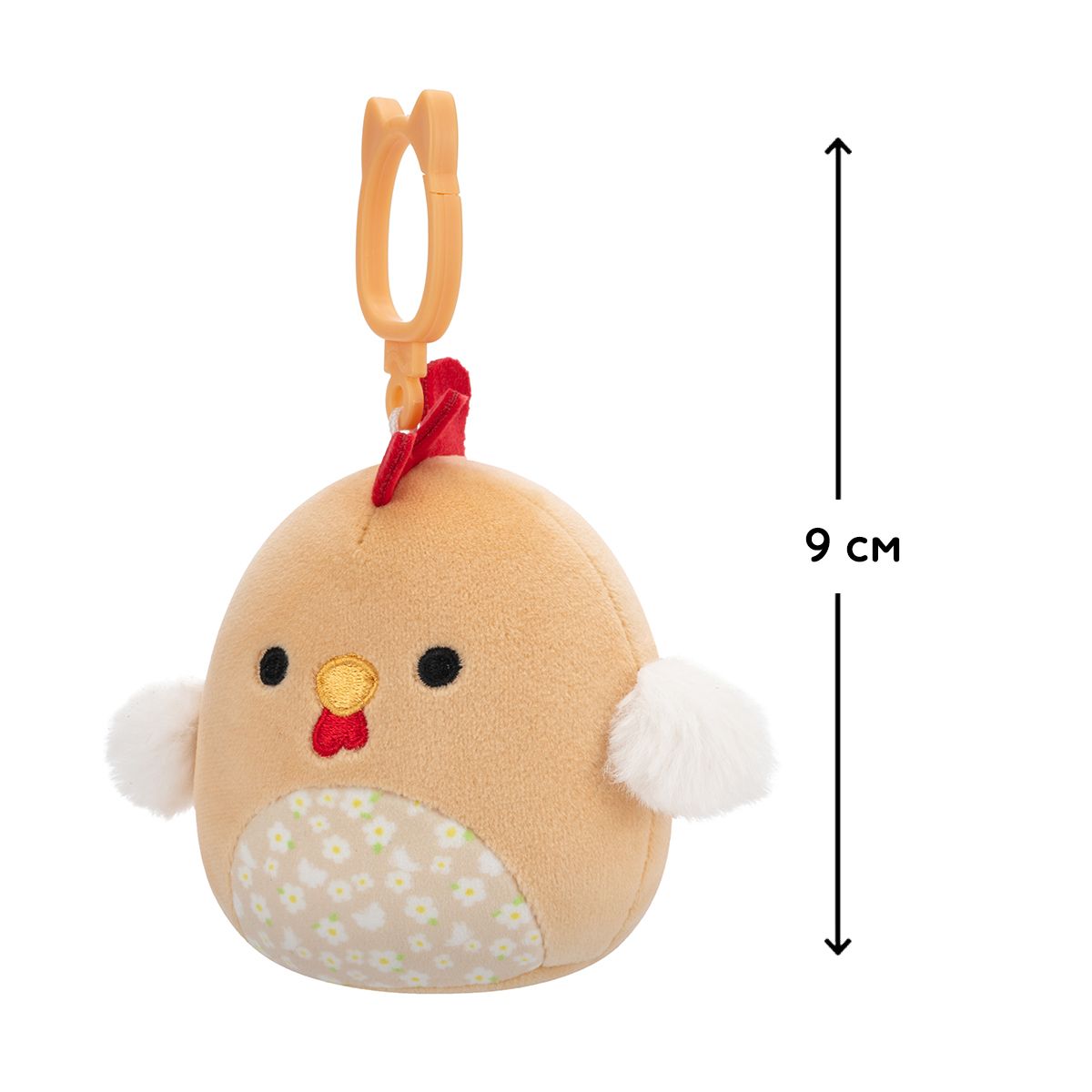 М'яка іграшка на кліпсі Squishmallows – Півник Руті  фото 2