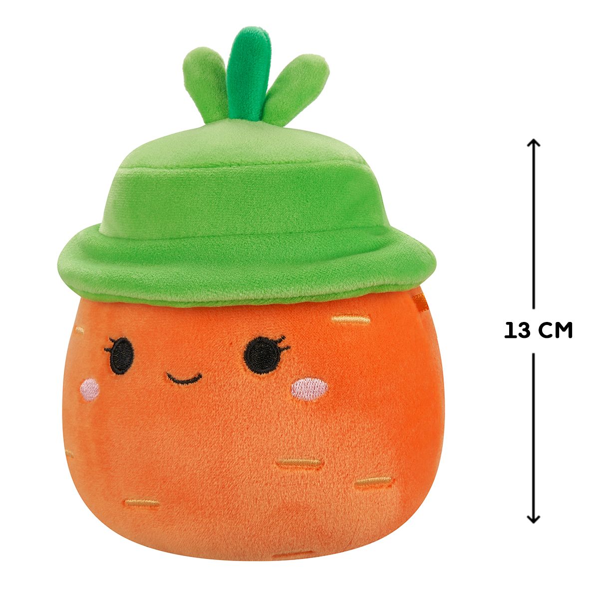 М'яка іграшка Squishmallows - Морквина Кароліна в капелюсі (13 cm)  фото 2