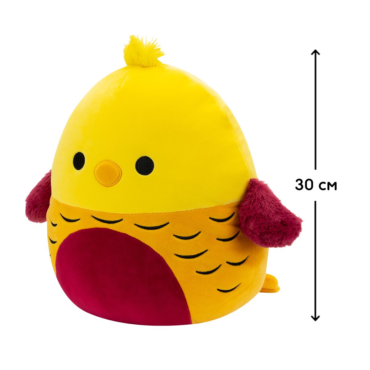 М'яка іграшка Squishmallows – Фазан Бек (30 cm)  фото 2