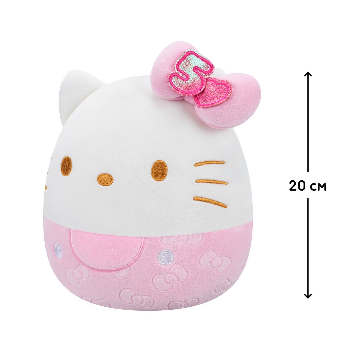 М'яка іграшка Squishmallows – Хелоу Кітті у рожевому (20 cm)  фото 2