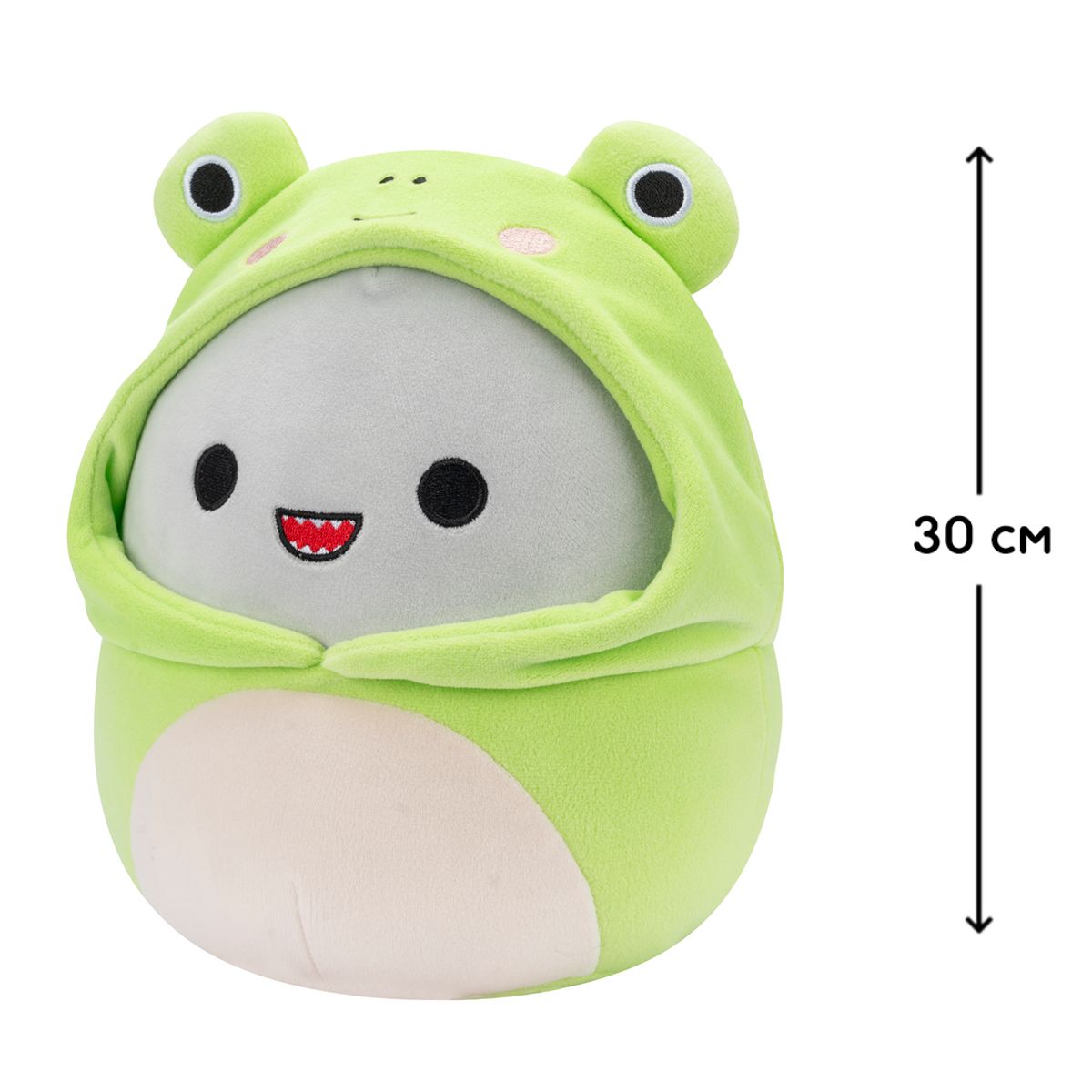 М'яка іграшка Squishmallows - Акула Гордон (30 cm, у одязі)  фото 2