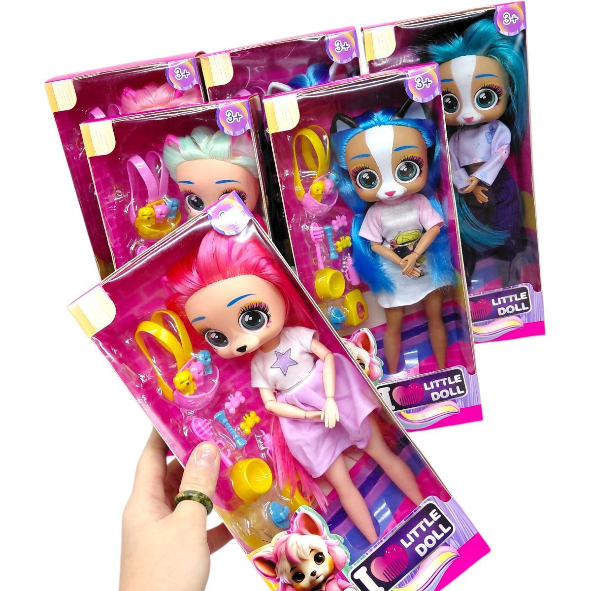 ЛЯЛЬКА LOVELY DOLL (ФІОЛЕТОВА) 28см.  фото 2