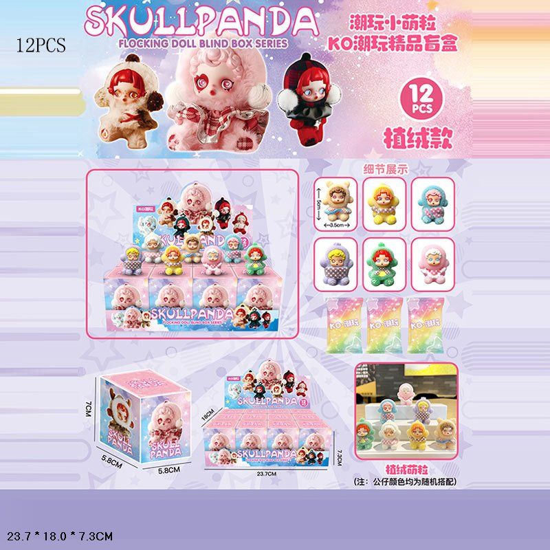 Іграшка-сюрприз "Skull Panda", мікс видів (коробка - 7х6х6 см)  фото 2