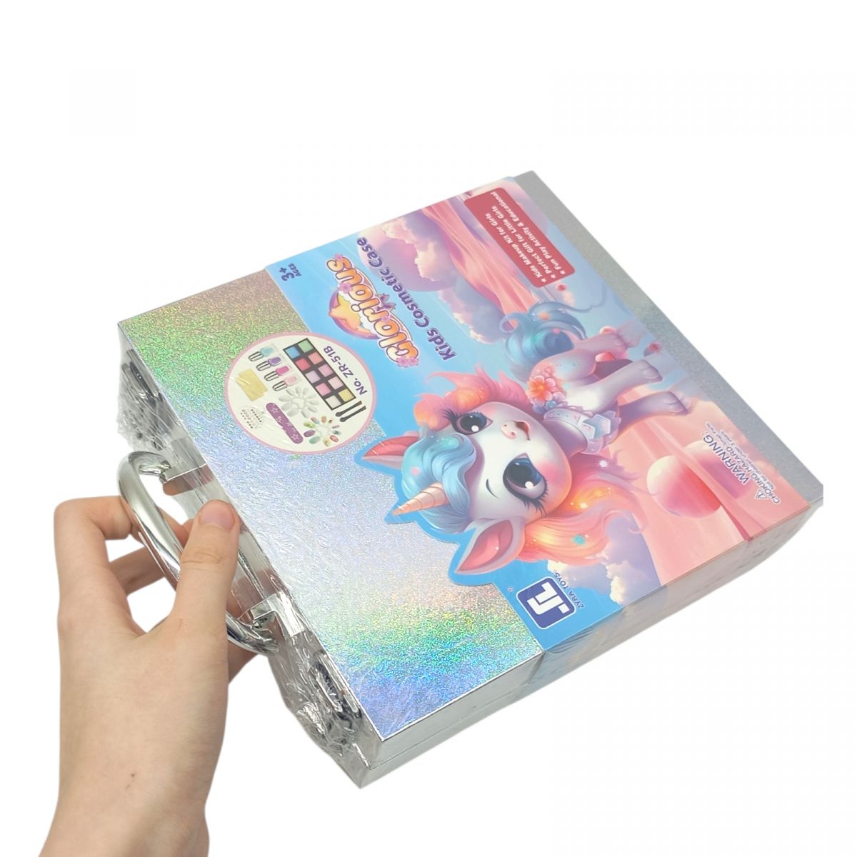 Косметический кейс "Блестящий единорог"  фото 2