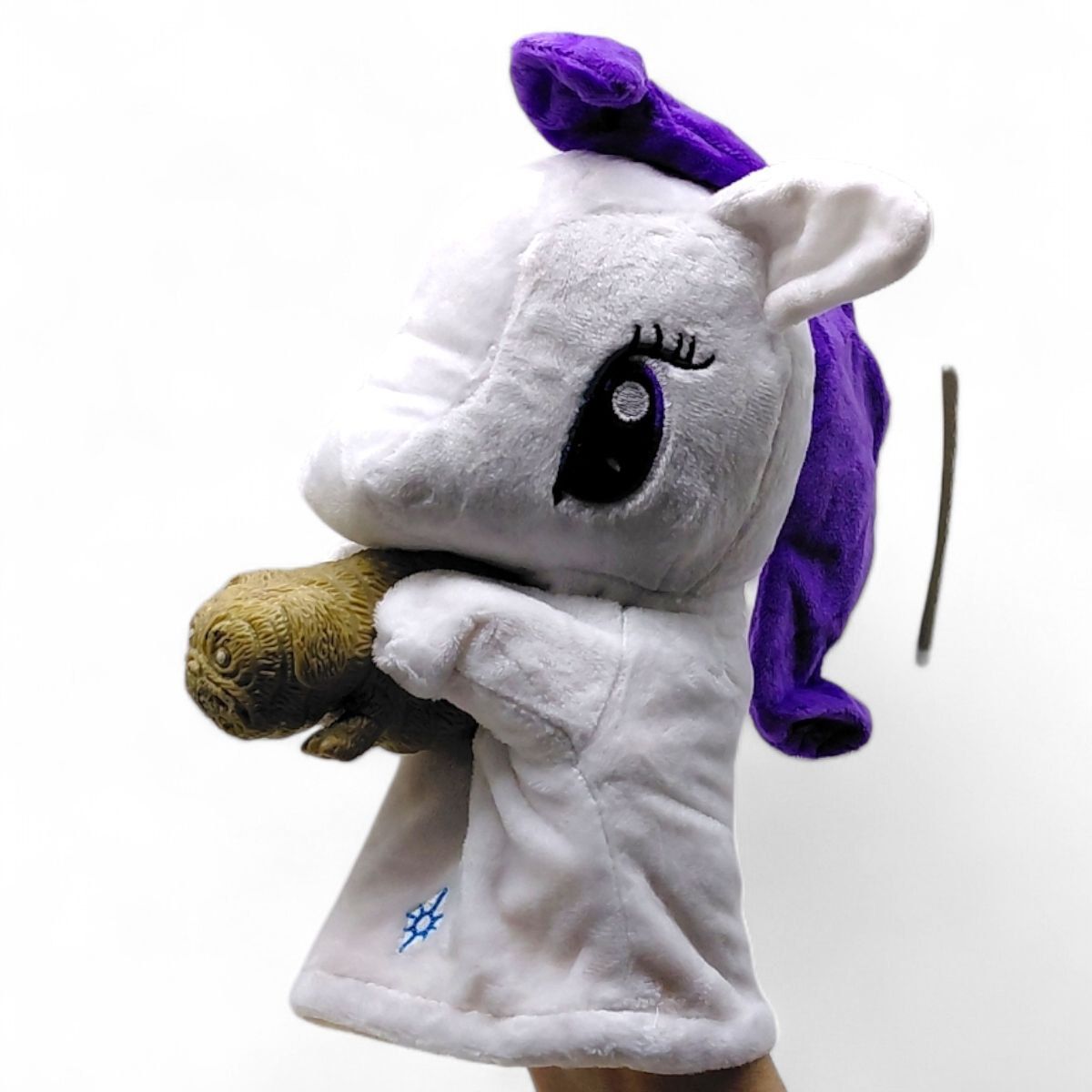 М'яка іграшка-рукавичка "Поні" (жовта)  фото 2