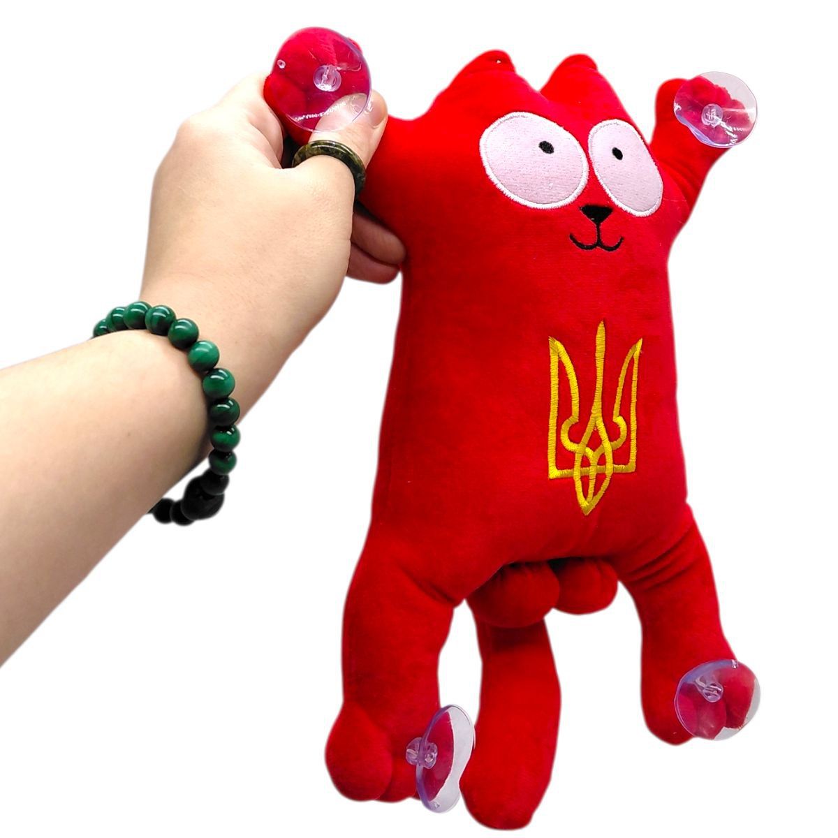 Мʼяка іграшка "Кіт Саймон: FORD" на присосках  фото 2