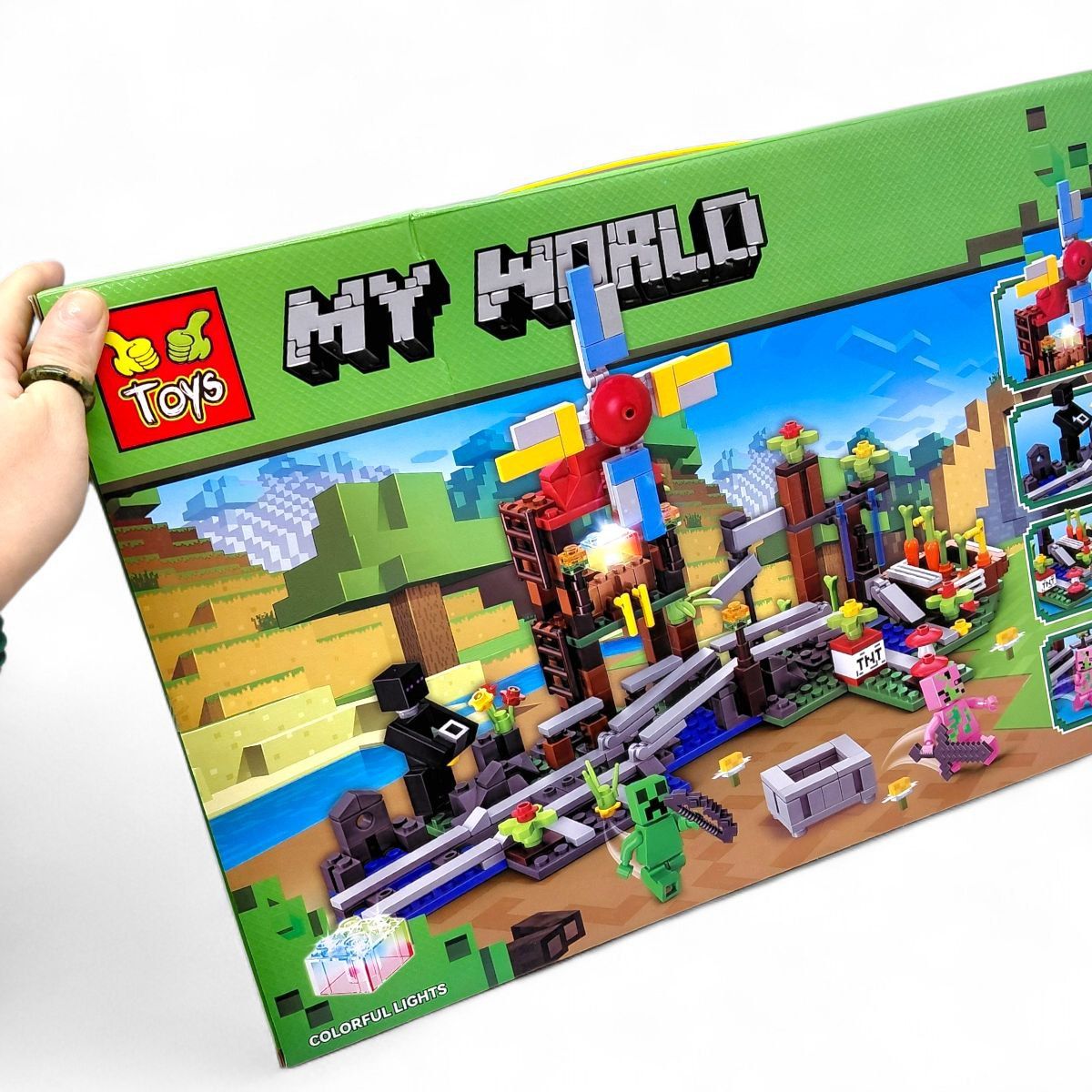 Конструктор "Minecraft/Майнкрафт" 433 дет, в коробці 48х32х6 см  фото 2