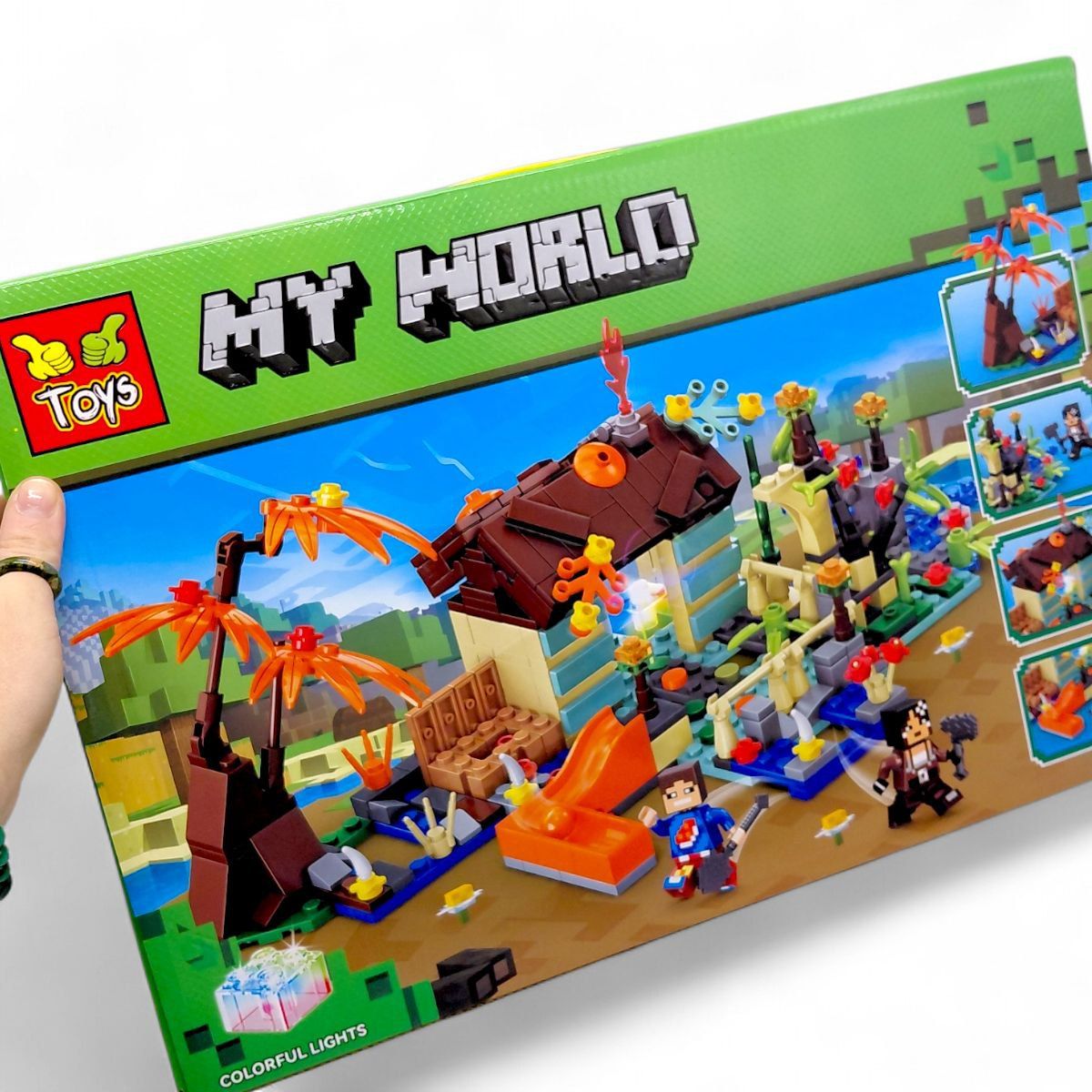 Конструктор "Minecraft/Майнкрафт" 436 дет, в коробці 48х32х6 см  фото 2