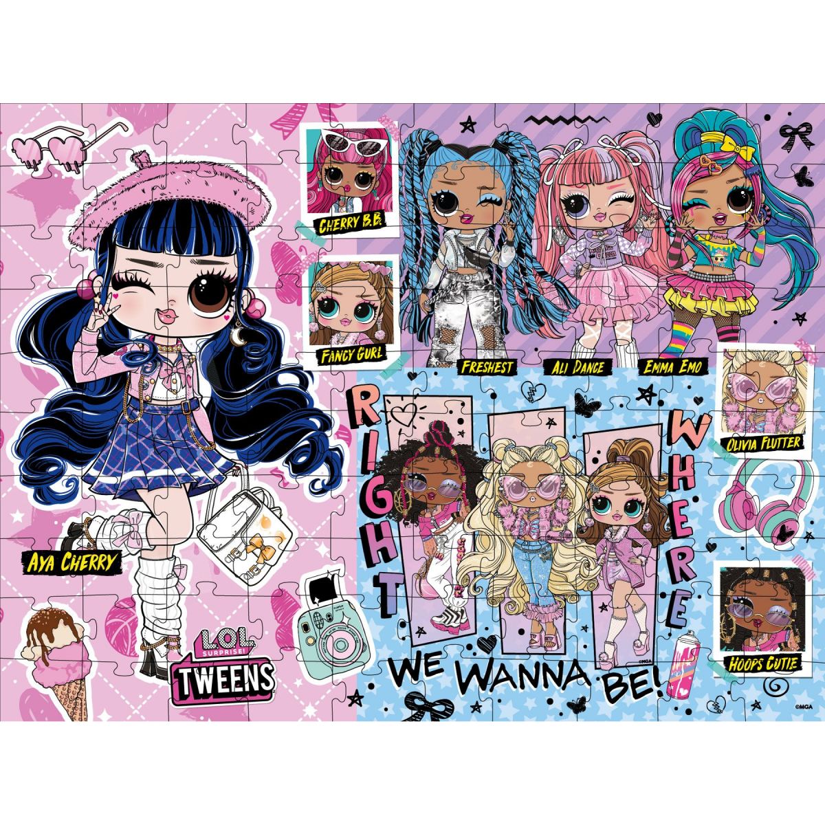 Пазли L. O. L.  Surprise! Tweens Collection, 100 елементів  фото 2