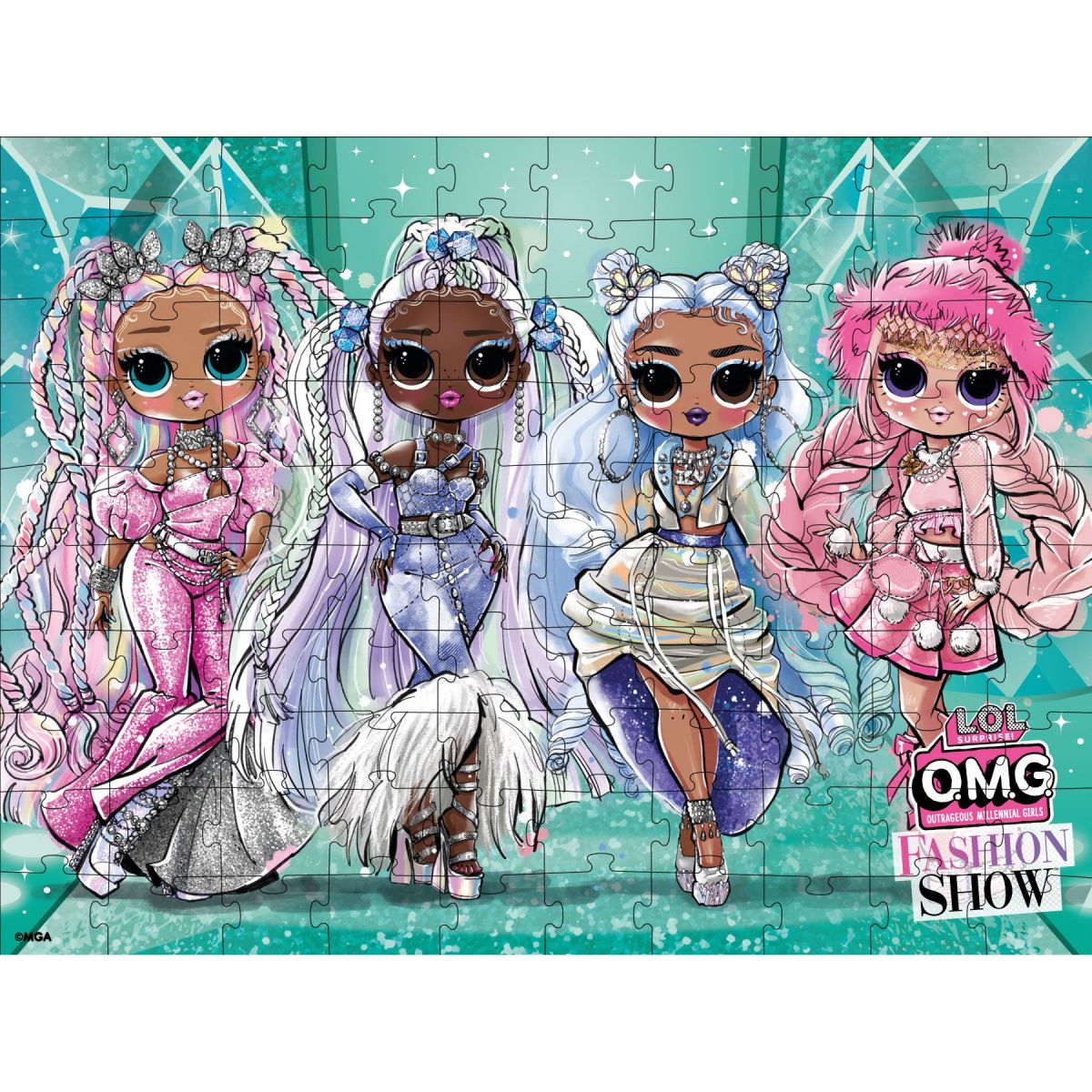 Пазли L. O. L.  Surprise! O. M. G.  Fashion Show, 100 елементів  фото 2
