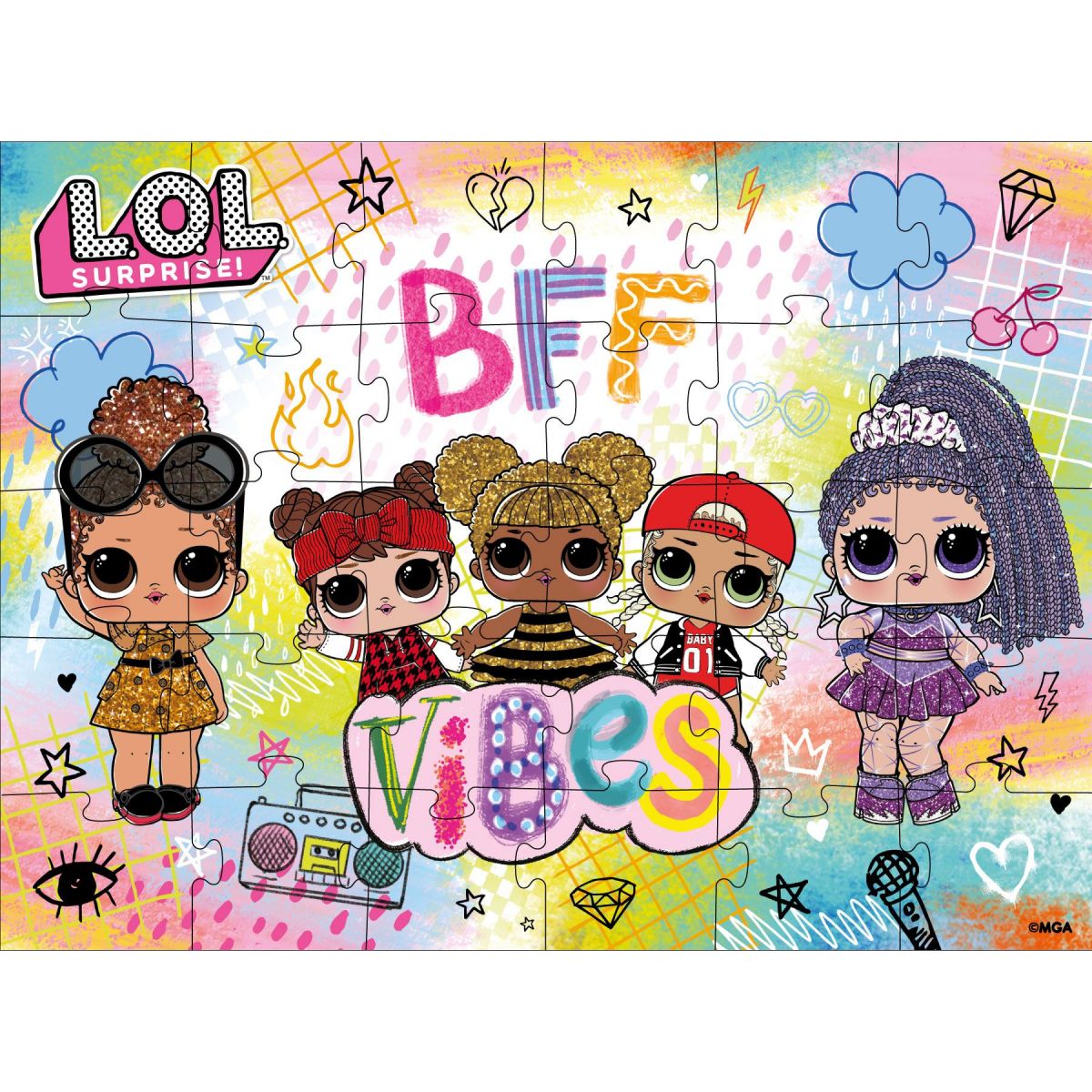 Пазли L. O. L Surprise! Rave The World, 30 елементів  фото 2