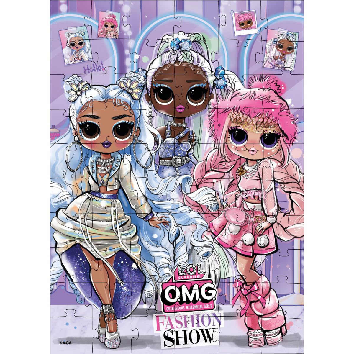 Пазли L. O. L.  Surprise! O. M. G.  Fashion Show, 60 елементів  фото 2