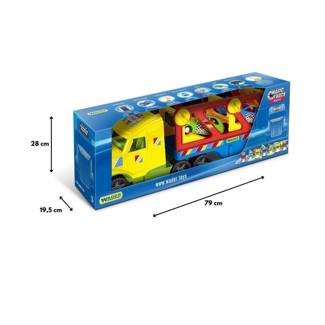 Машинка пластикова "Magic Truck Basic" з авто-купе  фото 2