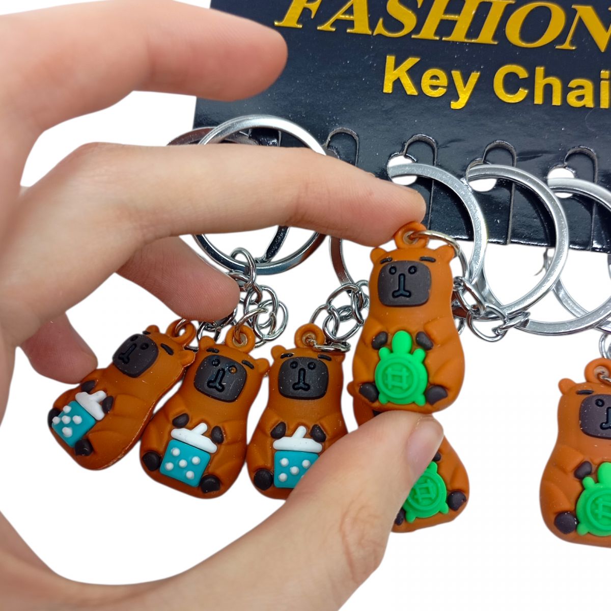 Брелоки гумові Капібари 9 см  фото 2