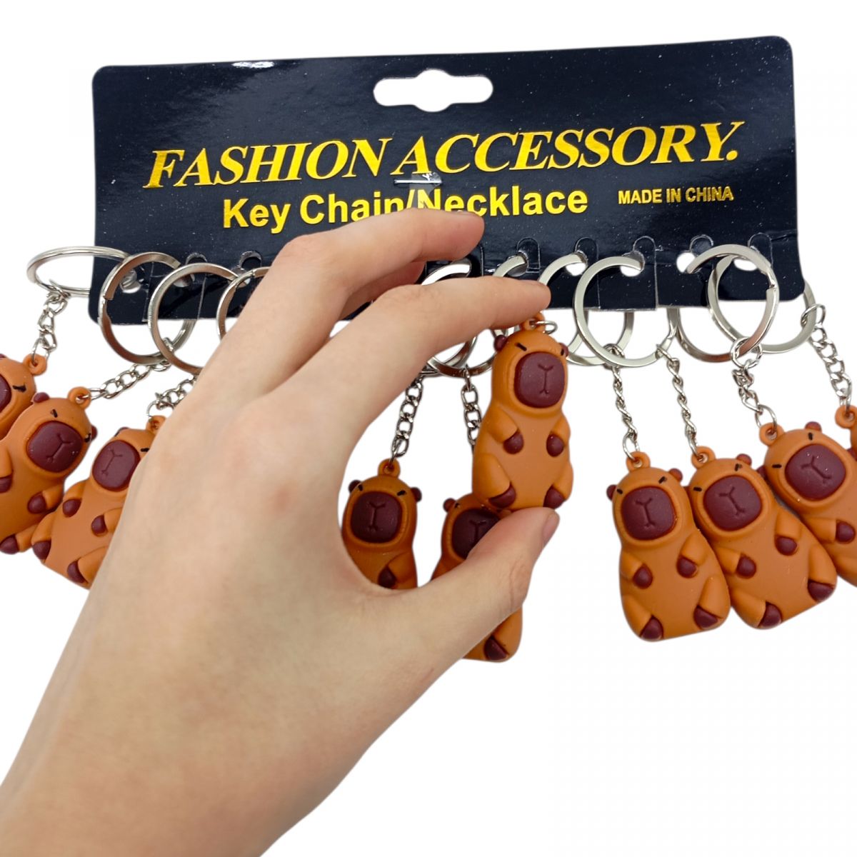 Брелоки Капібара гумові 11 см  фото 2