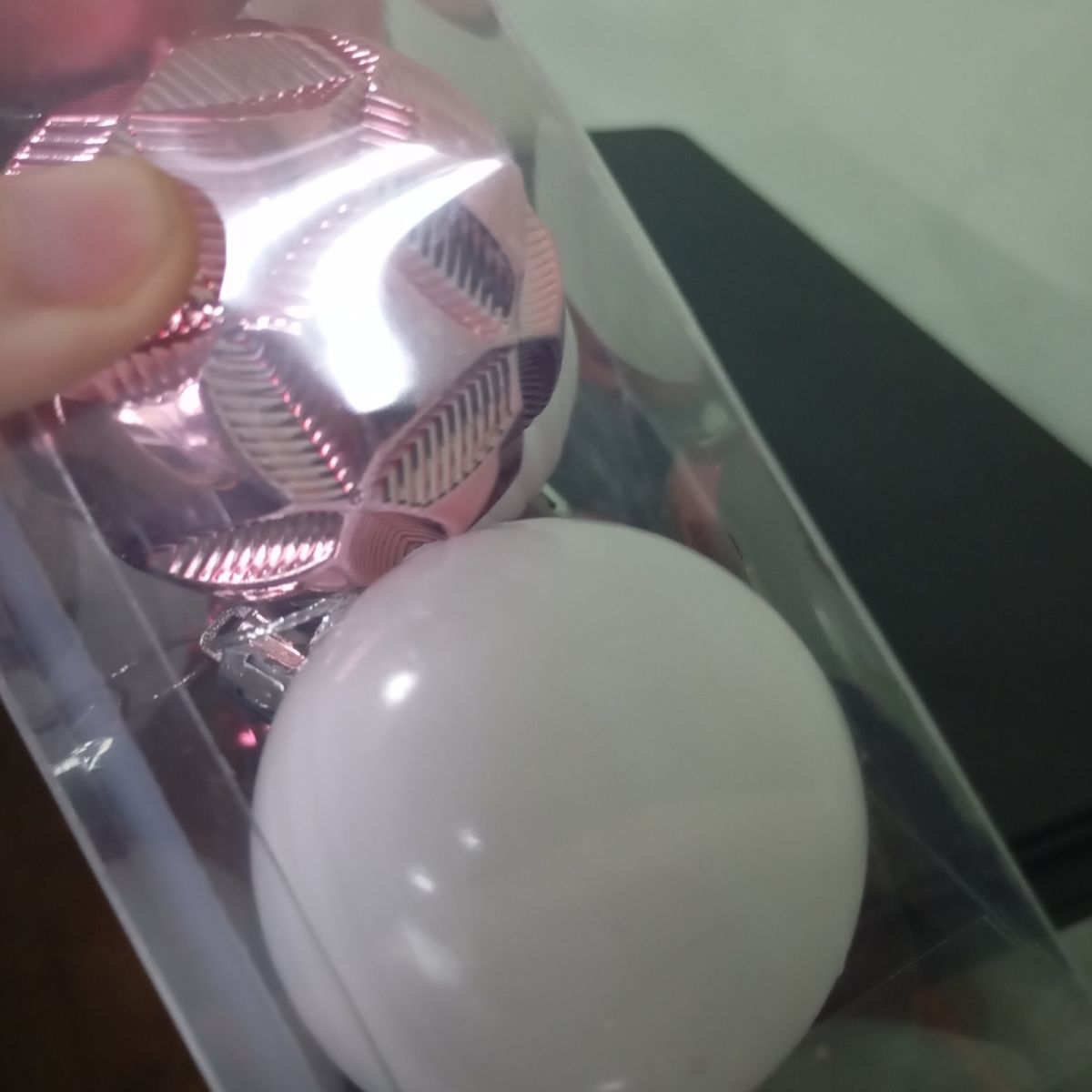 Уцінка.  Новорічні прикраси, кульки, 9 штук, D = 6 см, в слюді   - Пошкоджена упаковка  фото 2