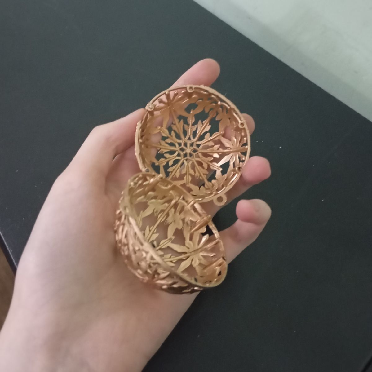 Уцінка.  Новорічні прикраси, 16 штук, кульки, D=6 см, у слюді  - Пошкоджена упаковка та іграшка лопнула по шву  фото 2